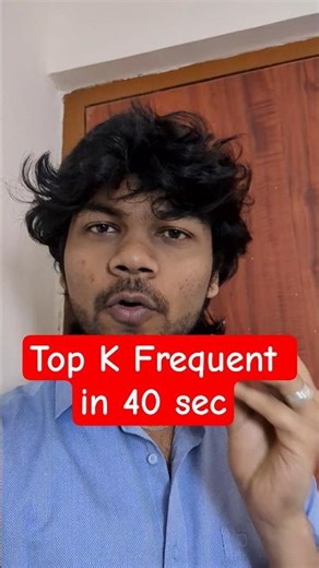 Stop Sorting for Top K 😳 (LeetCode 347 Explained)