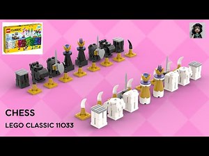 CHESS Lego classic 11033 ideas How to build easy