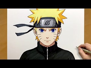 How to Draw Naruto Uzumaki Step by Step || Naruto Drawing