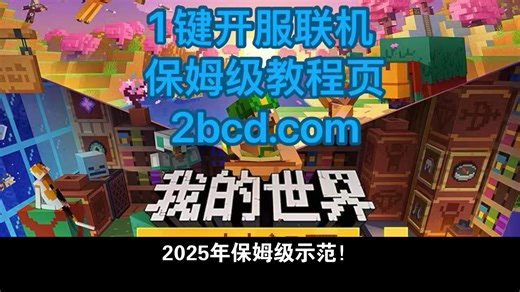 2025年保姆级示范！我的世界联机服务器搭建教程