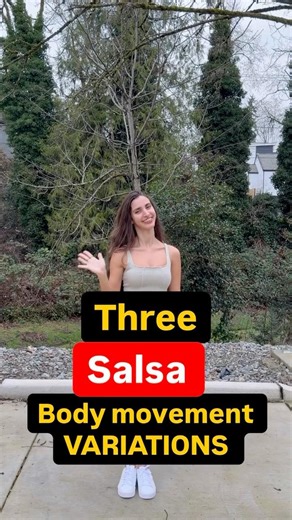 How to move your body in salsa !? Three Slasa Body Movement Variations #salsa #bodymovement