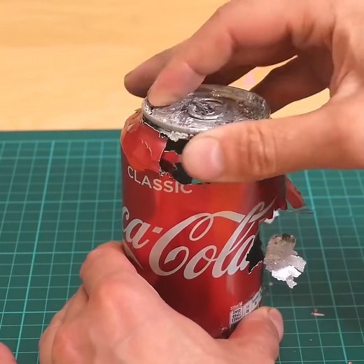 10K views · 18 reactions | Gallium Destroys an Aluminium Coke Can | DaveHax | Facebook