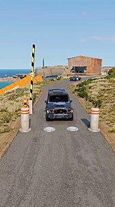 Express Cars Crossing Bollards Checkpoint !!! BeamNG.drive #beamng #beamngdrive #gamingworld | Gaming World