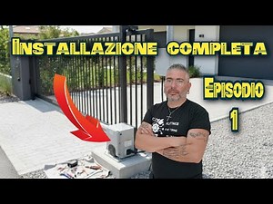 COME INSTALLARE IL MOTORE PER UN CANCELLO AUTOMATICO SCORREVOLE CON MONTAGGIO CREMAGLIERA