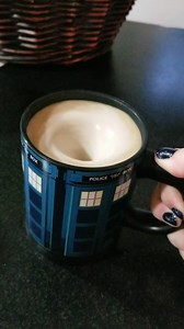 Watch Doctor Who Tardis Self Stirring Travel Coffee Mug - Automatic Self Mixing & Spinning Cup - 12 oz on Amazon Live