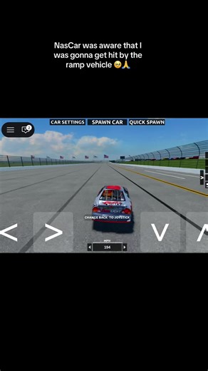 NasCar Ramp Vehicle Crash in Roblox