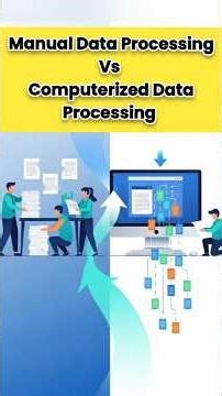 Manual Data Processing vs Computerized Data Processing|SOBaQ Online Academy #sobaqonlineacademy