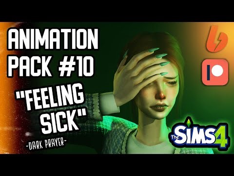 THE SIMS 4 💚ANIMATION PACK #10 "FEELING SICK" 💚DOWNLOAD