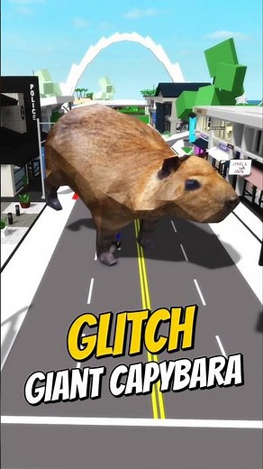 How to GLITCH GIANT CAPYBARA In Brookhaven #roblox #brookhaven