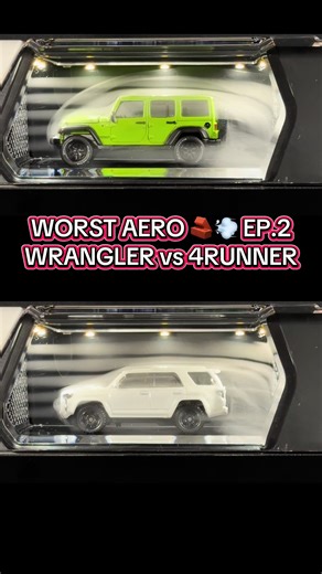 Wrangler vs 4Runner 🧱💨 Which is worse? Hot take inside 😈 Tag a Jeep/Toyota fan. #hotwheels #hotwheelscollector #jeep #toyota #fyp