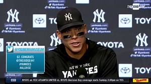 Aaron Judge Says He'd Like 62nd HR Ball Back, But Fan Unsure If He'll Give It Up