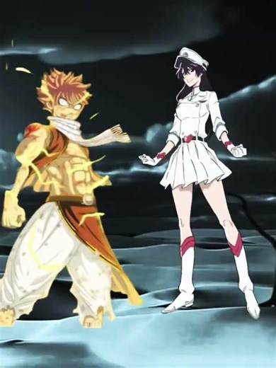 Natsu (Lightning dragon Mode) vs bleach villains # Fairy Tail # bleach # Anime # dragon slayer #
