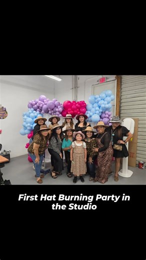 Our first hat burning party in the studio was an absolute success! Everyone had fun and designed some amazing hats Message me for detailson how to book your private event! #crownandcrook #sanantonio #hatburning #girlsnight #createtogether | Crown and Crook