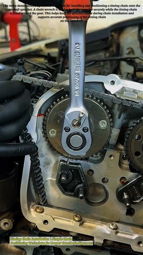 Timing Chain Installation | Simple Chain Positioning Technique for Proper Camshaft Alignment