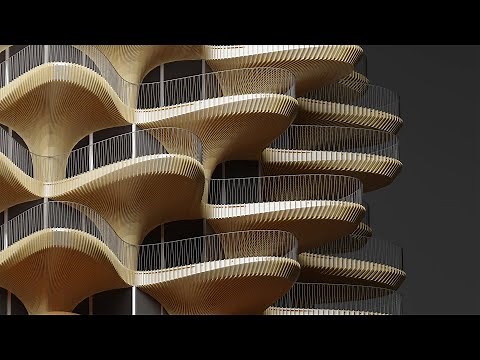 Staggered and Wavy Balconies in Grasshopper