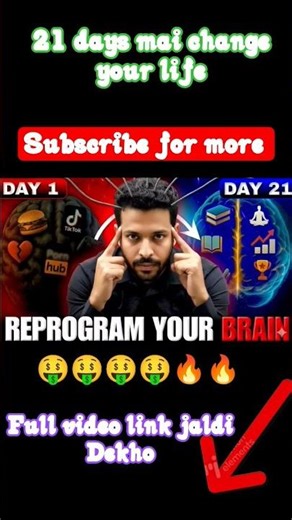"Rewire Your Brain in 21 Days 💡 | Unlock Success Fast!"