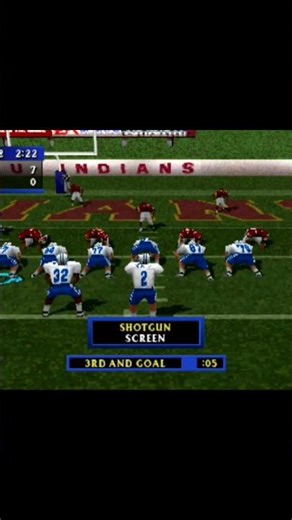 NCAA Football 99: Screen pass #retrogaming #ps1 #oldschool #ncaafootball99 #kentucky #timcouch