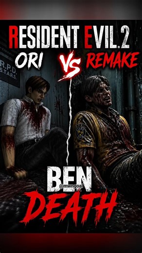 Resident Evil 2 ORI vs Remake | Ben’s Death Scene Comparison