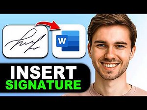 How to Add a Signature in Microsoft Word in 2026