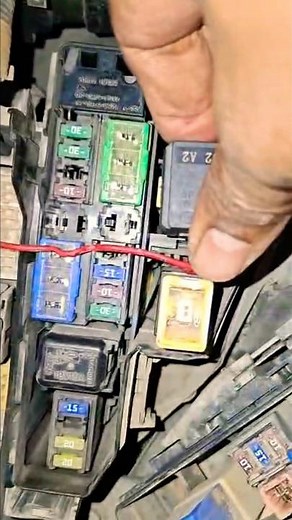 radiator fan relay installation
