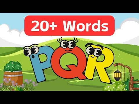 Learn The Letters P, Q, R - Alphabet for Kids