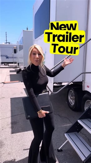Lori Greiner on Instagram: "Taking you on a tour of my new trailer on set…I LUV it!!! You won’t believe everything that’s inside. Thank you Shark Tank! 💕"