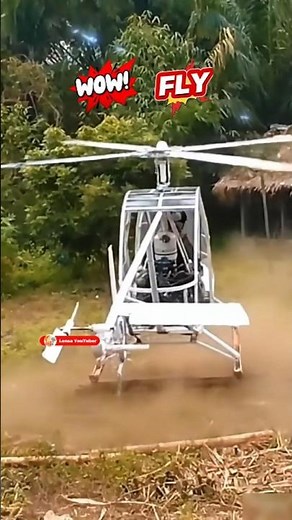 WOW! FLYING ASSEMBLED HELICOPTER