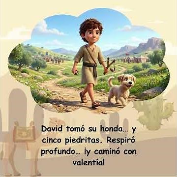 David y Goliat | Historia Bíblica para Niños | Cuento Animado con Enseñanza