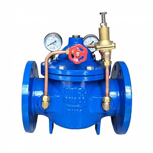 [Hot Item] Cast Iron Ggg40 Pn25 C200X Adjustable Pilot Operated Pressure Regulator Valve