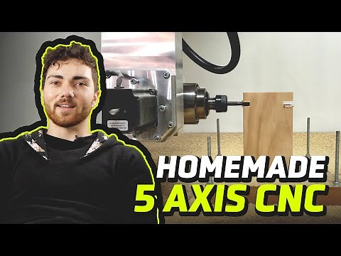 I Built a Custom 5 Axis CNC Router and Barely Used It