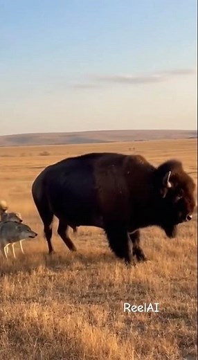 Buffalo Took On Three Wolves — Unbelievable Fight! 🐃🐺🔥