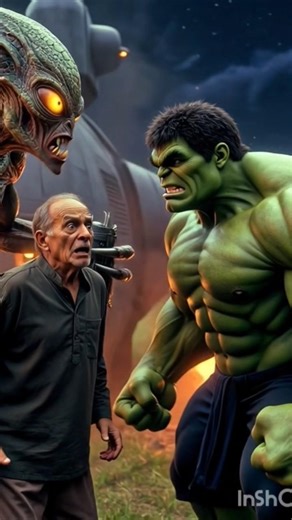 Hulk vs Alien Attack 😱 | Dadaji Ko Bachane Aaya Hulk | Gaon Mein Khaufnaak Jung