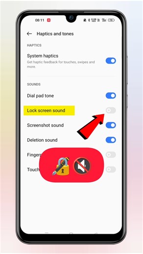 Realme lock screen sound kaise off kare | How to turn off screen lock sound #techfrack #shorts