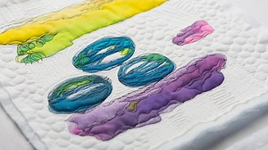 Watercolor Quilting by Ashley Nickels