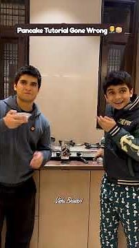 Pancake Tutorial Gone Wrong 🤦‍♂️🥞 #shortsfeed #shorts #funnyshorts #pancake