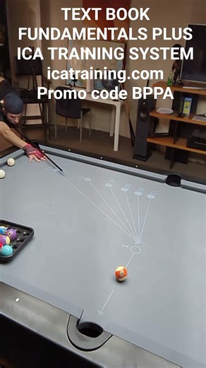 TEXT BOOK FUNDAMENTALS PLUS ICA TRAINING SYSTEM #8ballpool#9ball #livestream #billiards #training