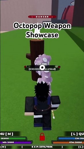 Octopop Weapon Showcase| Shindo Life #roblox #shindolife #shorts #showcase