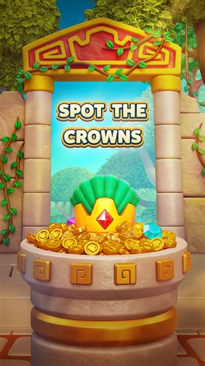 Royal Match on Instagram: "👑 𝗦𝗽𝗼𝘁 𝘁𝗵𝗲 𝗖𝗿𝗼𝘄𝗻𝘀❗️ The stones twist and turn, revealing secrets for only a moment. 𝗪𝗵𝗶𝗰𝗵 𝘀𝘁𝗼𝗻𝗲𝘀 𝗮𝗿𝗲 𝗵𝗶𝗱𝗶𝗻𝗴 𝘁𝗵𝗲 𝗰𝗿𝗼𝘄𝗻𝘀❓ 💬