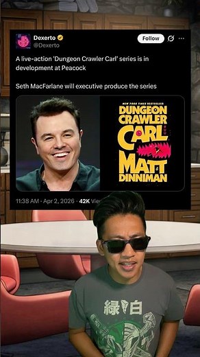 Live action Dungeon Crawler Carl series coming to Peacock with Seth Macfarlane as executive producer