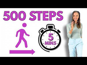 500 Steps in 5 Minutes! Quick Indoor Walk for Instant Energy and Health Boost - By Lucy Wyndham-Read