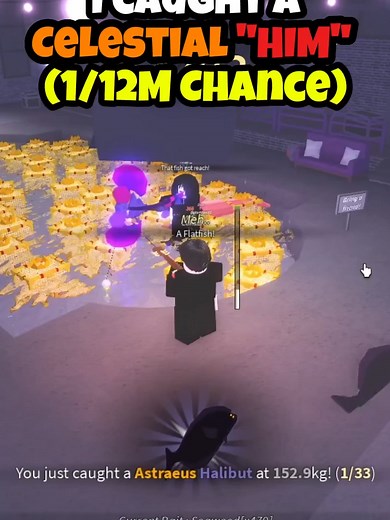 Catching the Rarest 'HIM' in Fisch - A Roblox Adventure