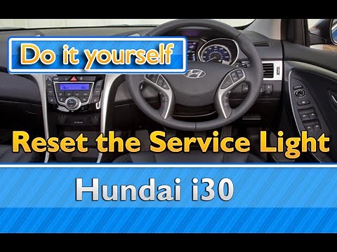 How to reset the Service light Hyundai i30