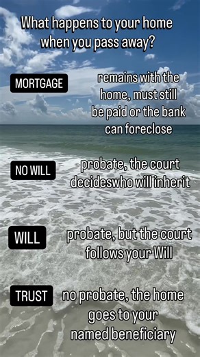 When someone passes away, what happens to their home depends on a few factors, including whether they have a will, the type of ownership, and local laws. In this case, this is a TRUSTEE!! Having a trustee as a homeowner, particularly within the context of a trust, provides peace of mind that your property will be managed and distributed according to your wishes, with protection against probate, creditors, and family disputes. It also ensures continuity in the management of your property if you b