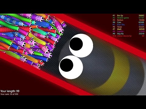 Slither.io A.I. 228,000+ Score Epic Slither io Best Gameplay!