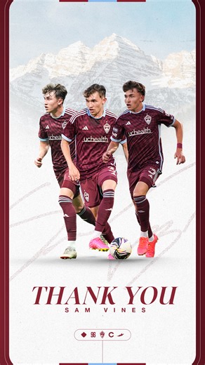 OFFICIAL: The club has waived defender Sam Vines and exercised a buyout of his contract. For every moment representing your hometown club in the Burgundy & Blue, thank you, Sam 👏 📰 » https://rapids96.com/SamVines | Colorado Rapids Soccer Club