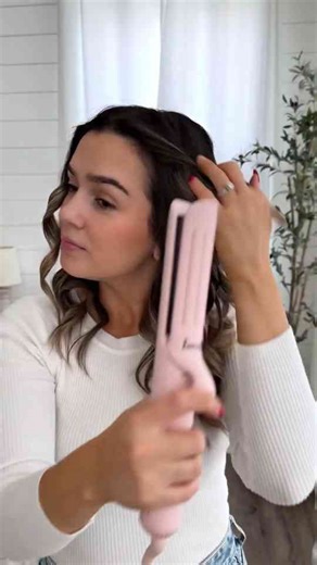 Flat iron hair curling tutorial for perfect curls