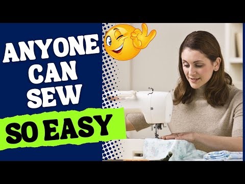 How to Use A Sewing Machine for Absolute Beginners | EASY!