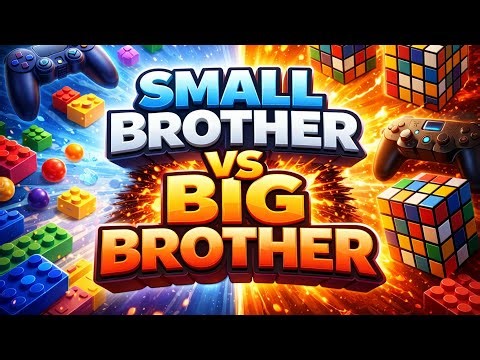 Big brother vs small brother Rubik's Cube challenge