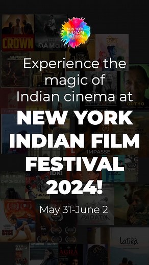 Presenting the New York Indian Film Festival (NYIFF) 2024. The 24th edition of the most prestigious Indian film festival in North America that has held New York premieres for films like Do Dooni Char in the presence of veteran actors Rishi Kapoor and Neetu Singh, and other films including Mira Nair's Monsoon Wedding, The Namesake, Slumdog Millionaire, Shahid, Fandry, Dum Laga Ke Haisha, To Kill a Tiger, Fire in the Mountains, and Anurag Kashyap's Gangs of Wasseypur featuring Manoj Bajpayee, Dev 