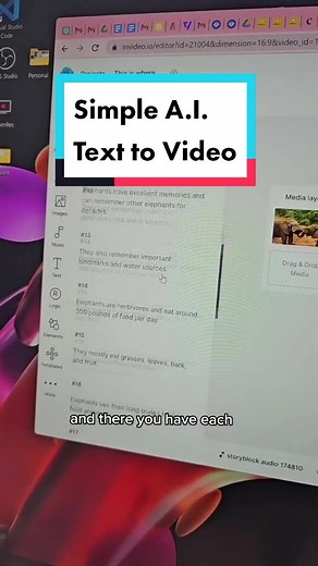 Simple Video Editor if you're getting overwhelmed with all the technical ones out there via @InVideo #videoediting #ai #aitools #artificialintelligence #brandnat #nataliechoprasert #invideo